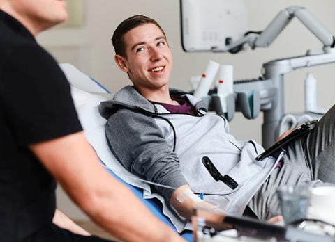 Der Patient fühlt sich wohl